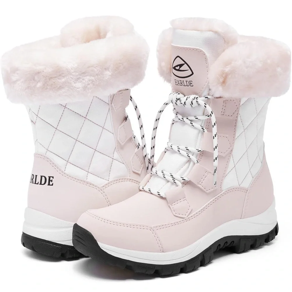 NWT & NIB EARLDE Women’s Snow Boot. Waterproof. size 6.5 - Picture 3 of 9